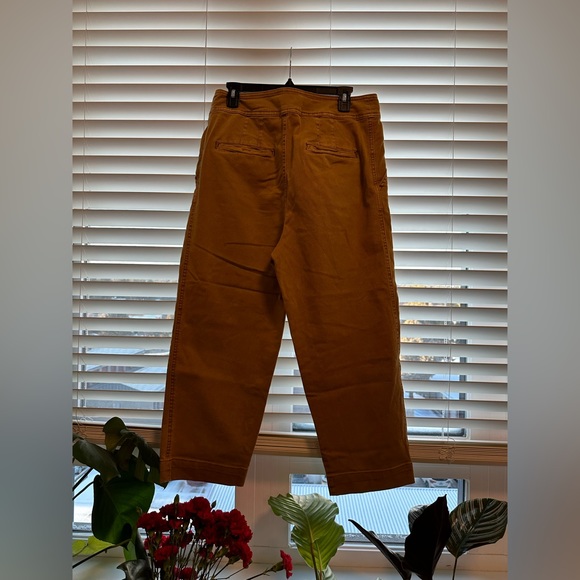 Free People women’s Belt waist, casual cropped pants High-waisted - Picture 6 of 8